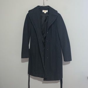 Michael Kora charcoal peacoat